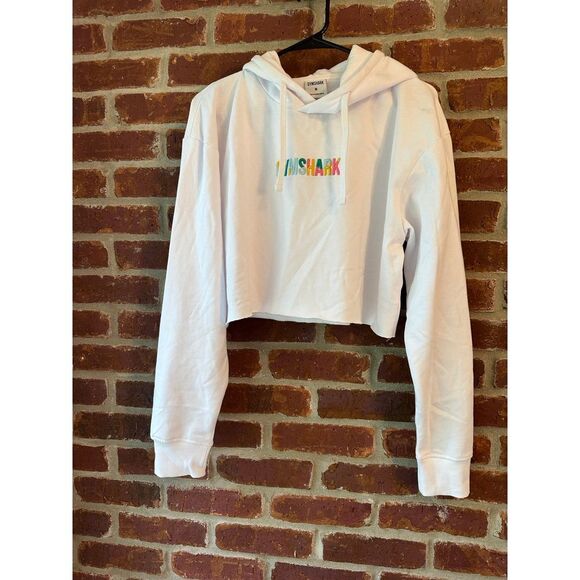 Gymshark white embroidered hoodie - Picture 1 of 6